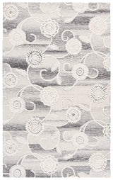Safavieh Metro 4'-0" x 6'-0" Rug in Grey / Ivory