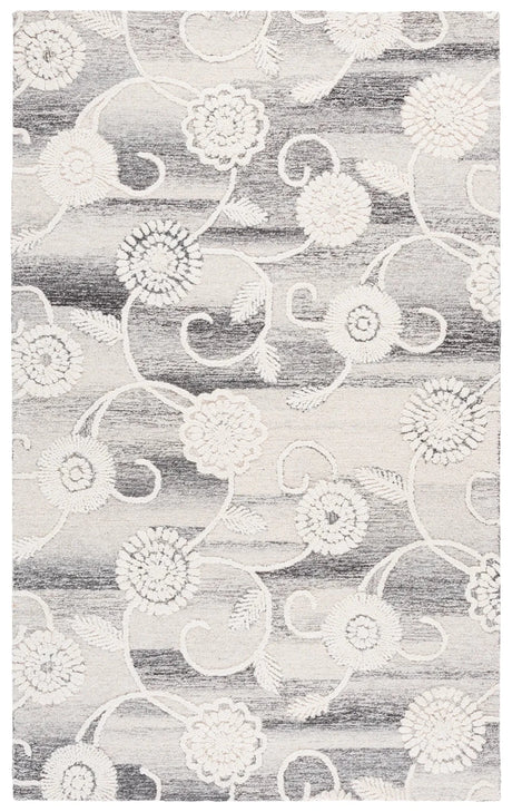 Safavieh Metro 4'-0" x 6'-0" Rug in Grey / Ivory