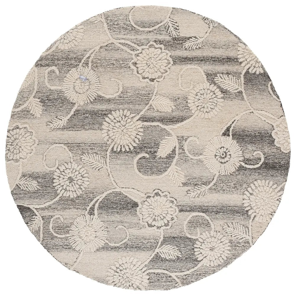 Safavieh Metro 6'-0" x 6'-0" Rug in Grey / Ivory