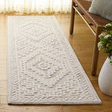 Safavieh Metro 2'-3" x 8'-0" Rug in Light Grey / Ivory
