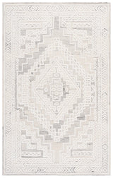 Safavieh Metro 4'-0" x 6'-0" Rug in Light Grey / Ivory