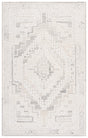 Safavieh Metro 4'-0" x 6'-0" Rug in Light Grey / Ivory