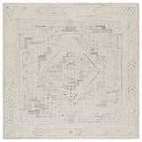 Safavieh Metro 6'-0" x 6'-0" Rug in Light Grey / Ivory