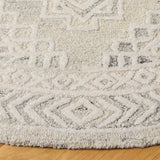 Safavieh Metro 6'-0" x 6'-0" Rug in Light Grey / Ivory