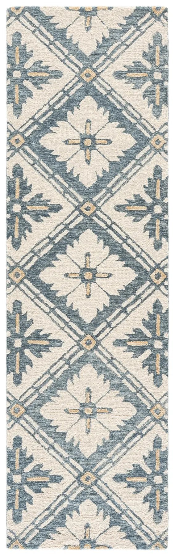 Safavieh Metro 2'-3" x 8'-0" Rug in Blue / Ivory