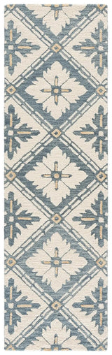 Safavieh Metro 2'-3" x 8'-0" Rug in Blue / Ivory