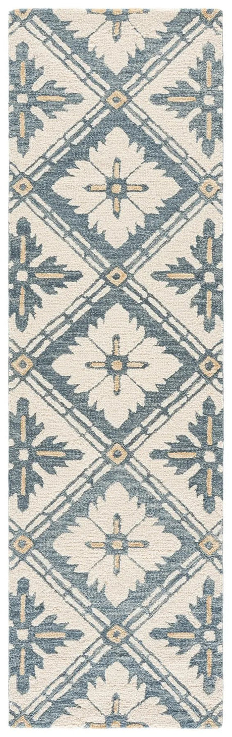 Safavieh Metro 2'-3" x 8'-0" Rug in Blue / Ivory