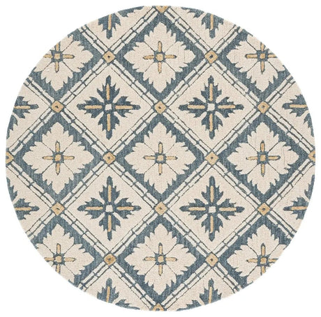 Safavieh Metro 6'-0" x 6'-0" Rug in Blue / Ivory