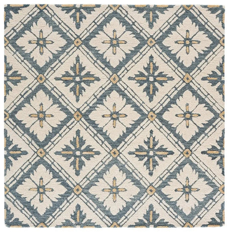 Safavieh Metro 6'-0" x 6'-0" Rug in Blue / Ivory