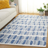 Safavieh Metro 4'-0" x 6'-0" Rug in Blue / Ivory