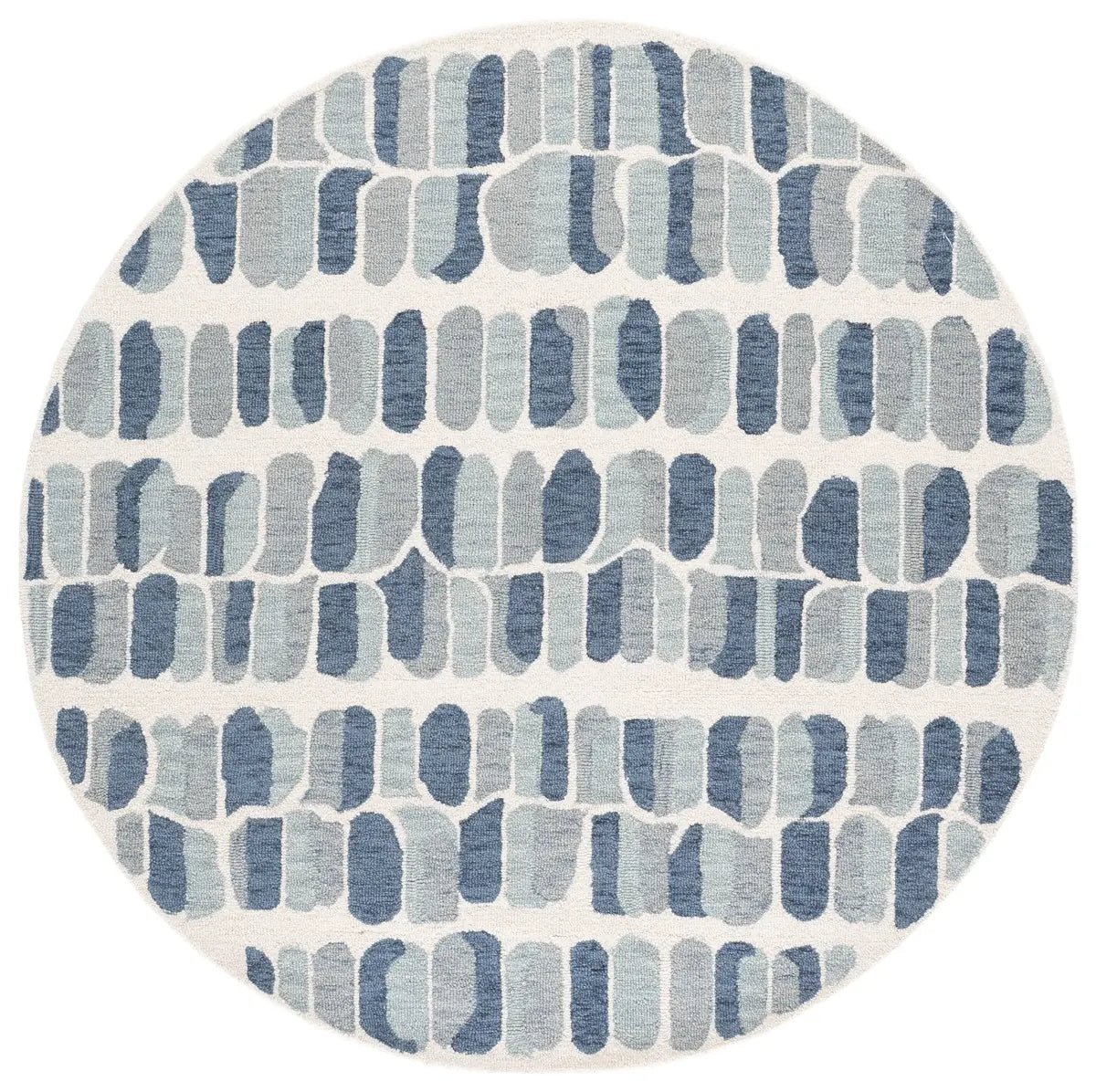 Safavieh Metro 6'-0" x 6'-0" Rug in Blue / Ivory