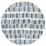 Safavieh Metro 6'-0" x 6'-0" Rug in Blue / Ivory