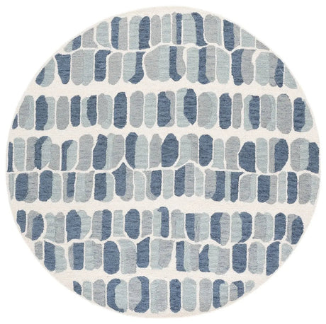 Safavieh Metro 6'-0" x 6'-0" Rug in Blue / Ivory