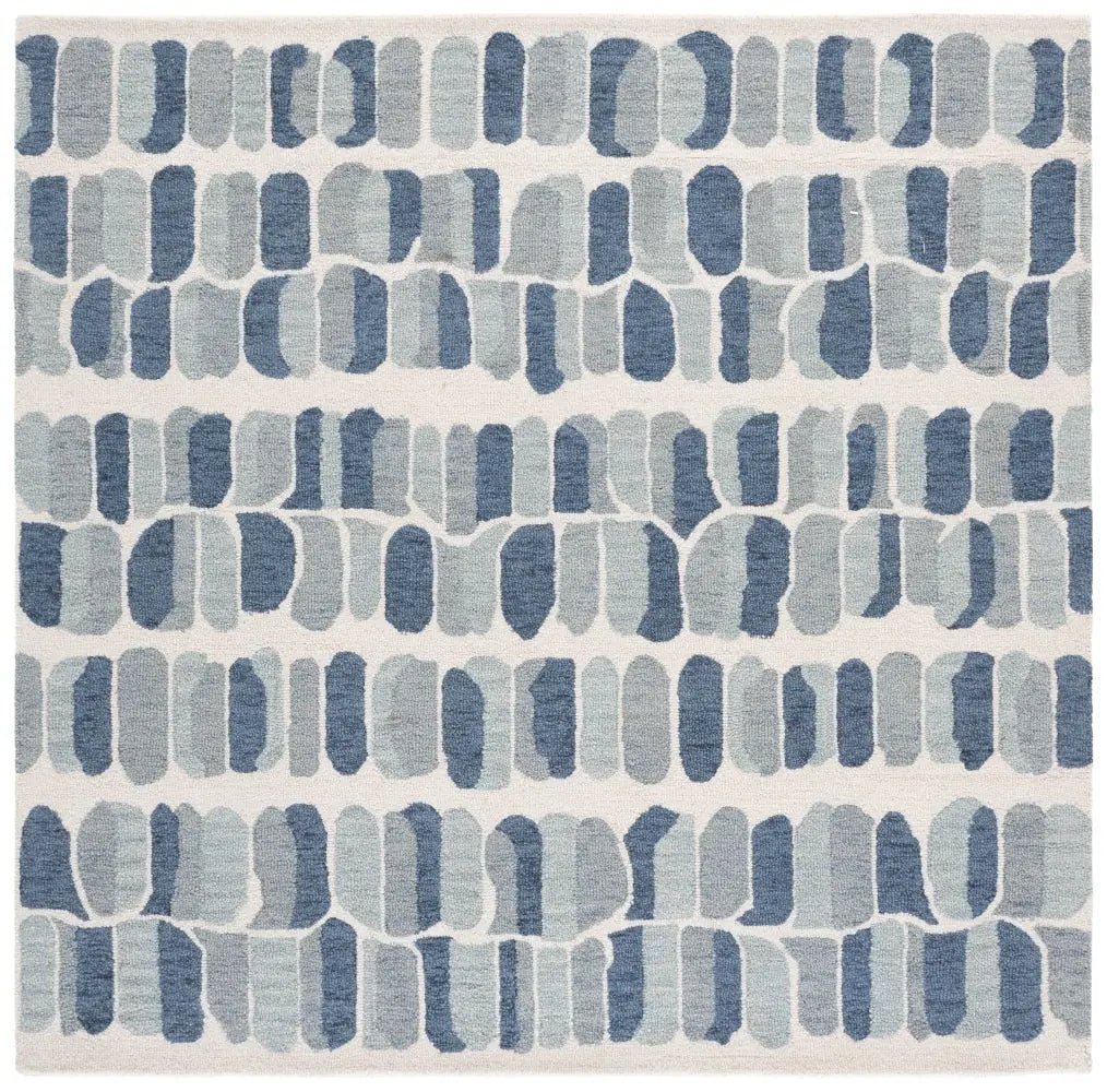 Safavieh Metro 6'-0" x 6'-0" Rug in Blue / Ivory