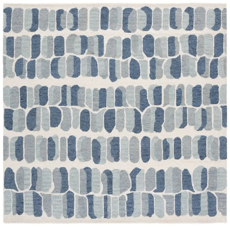 Safavieh Metro 6'-0" x 6'-0" Rug in Blue / Ivory