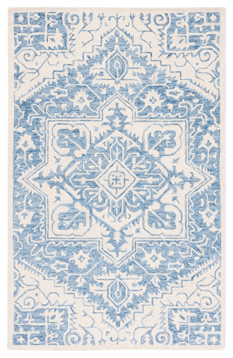Safavieh Metro Met457M Blue/Ivory Rug.