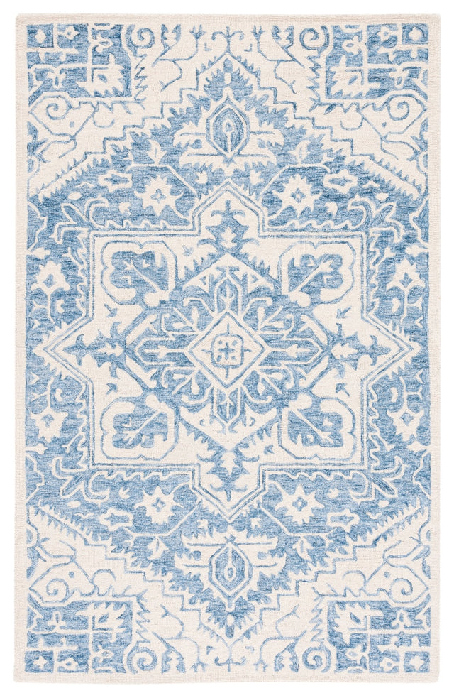 Safavieh Metro Met457M Blue/Ivory Rug.
