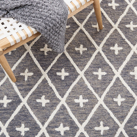 Safavieh Metro Met460F Grey/Ivory Rug.