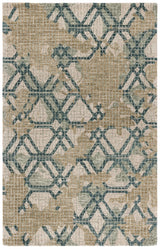 Safavieh Metro 4'-0" x 6'-0" Rug in Green / Beige