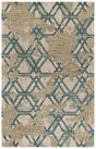 Safavieh Metro 4'-0" x 6'-0" Rug in Green / Beige