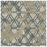 Safavieh Metro 6'-0" x 6'-0" Rug in Green / Beige