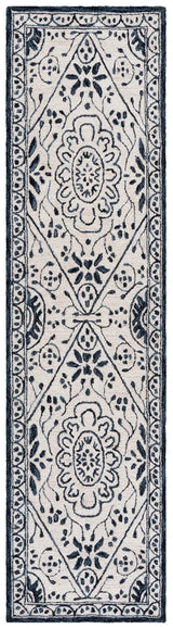 Safavieh Metro 2'-3" x 9'-0" Rug in Ivory / Navy