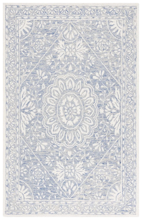 Safavieh Metro 4'-0" x 6'-0" Rug in Blue / Ivory