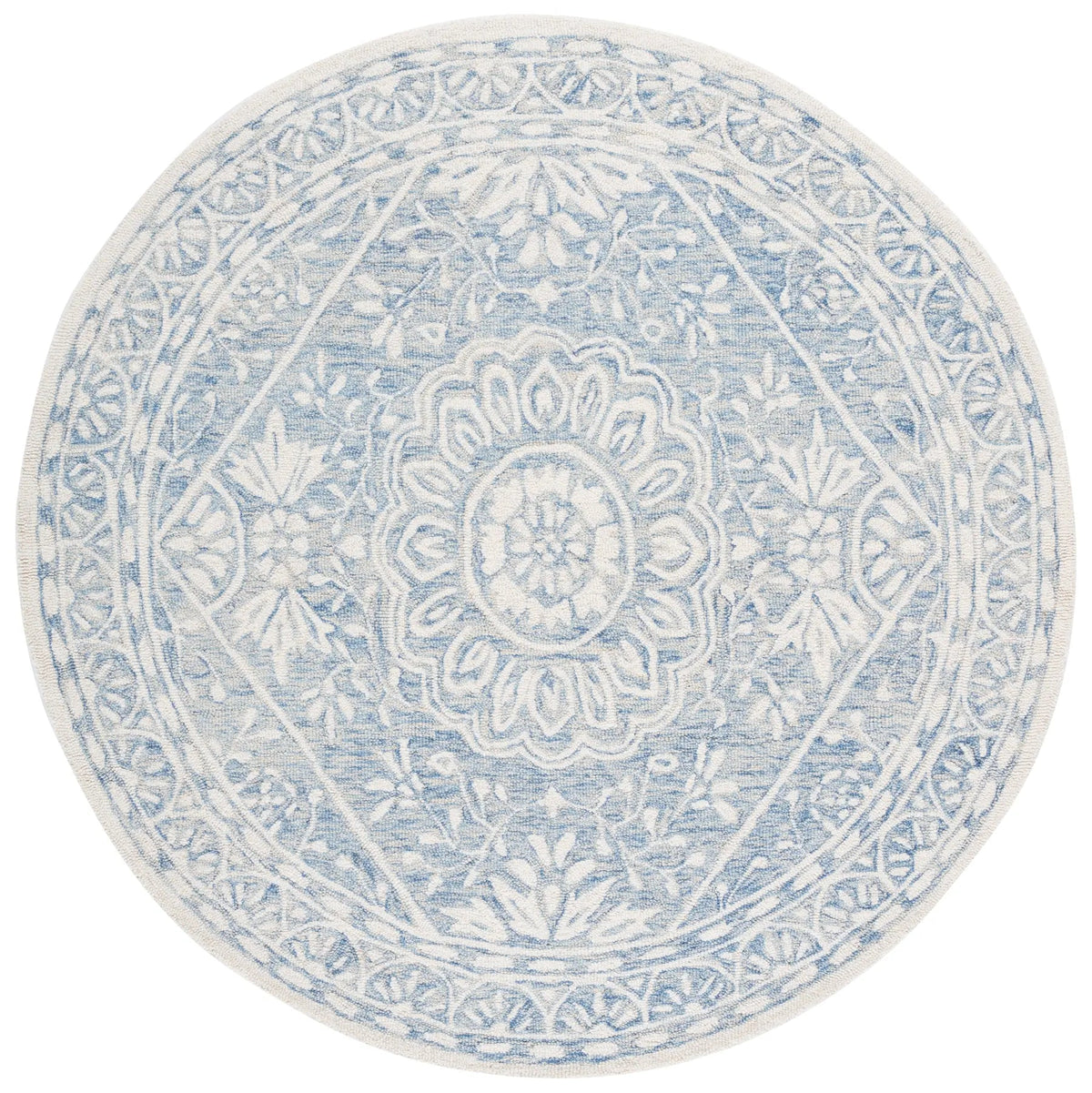 Safavieh Metro 6'-0" x 6'-0" Rug in Blue / Ivory