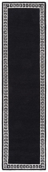 Safavieh Metro 2'-3" x 9'-0" Rug in Charcoal / Ivory