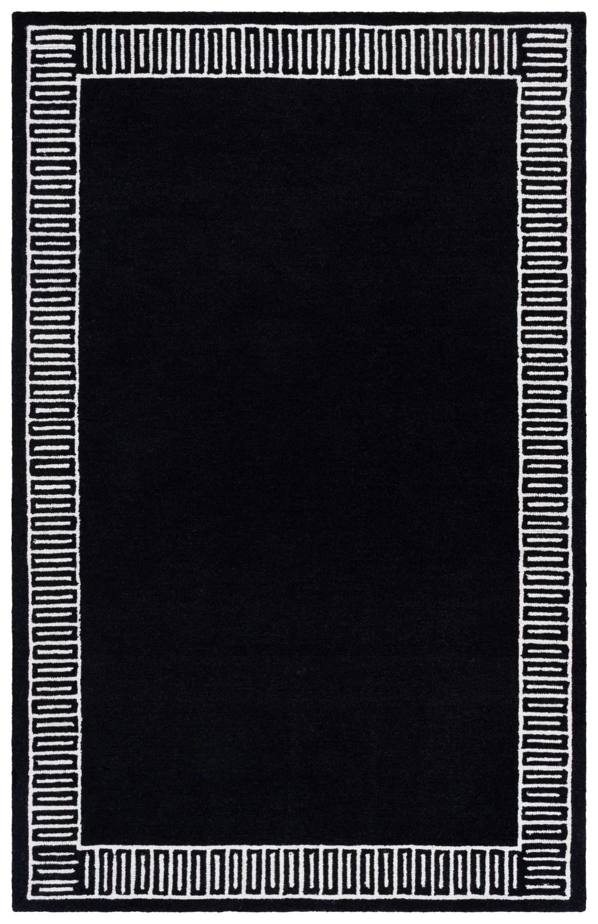 Safavieh Metro 4'-0" x 6'-0" Rug in Charcoal / Ivory