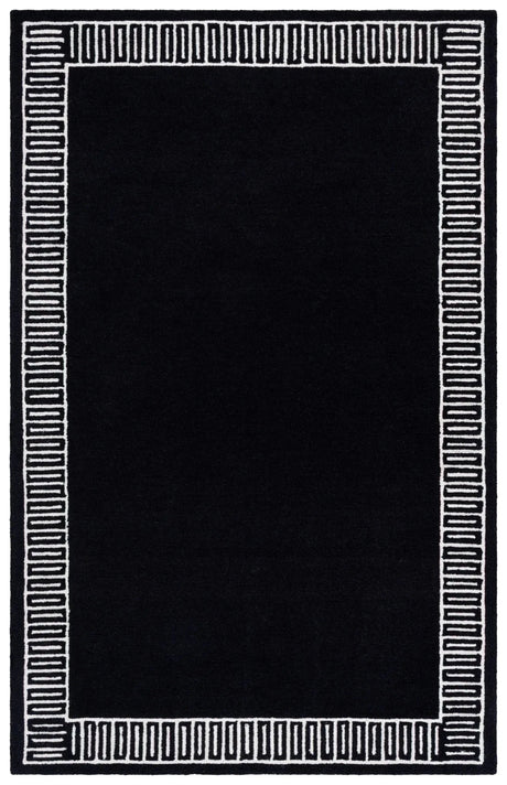 Safavieh Metro 4'-0" x 6'-0" Rug in Charcoal / Ivory