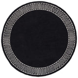 Safavieh Metro 6'-0" x 6'-0" Rug in Charcoal / Ivory