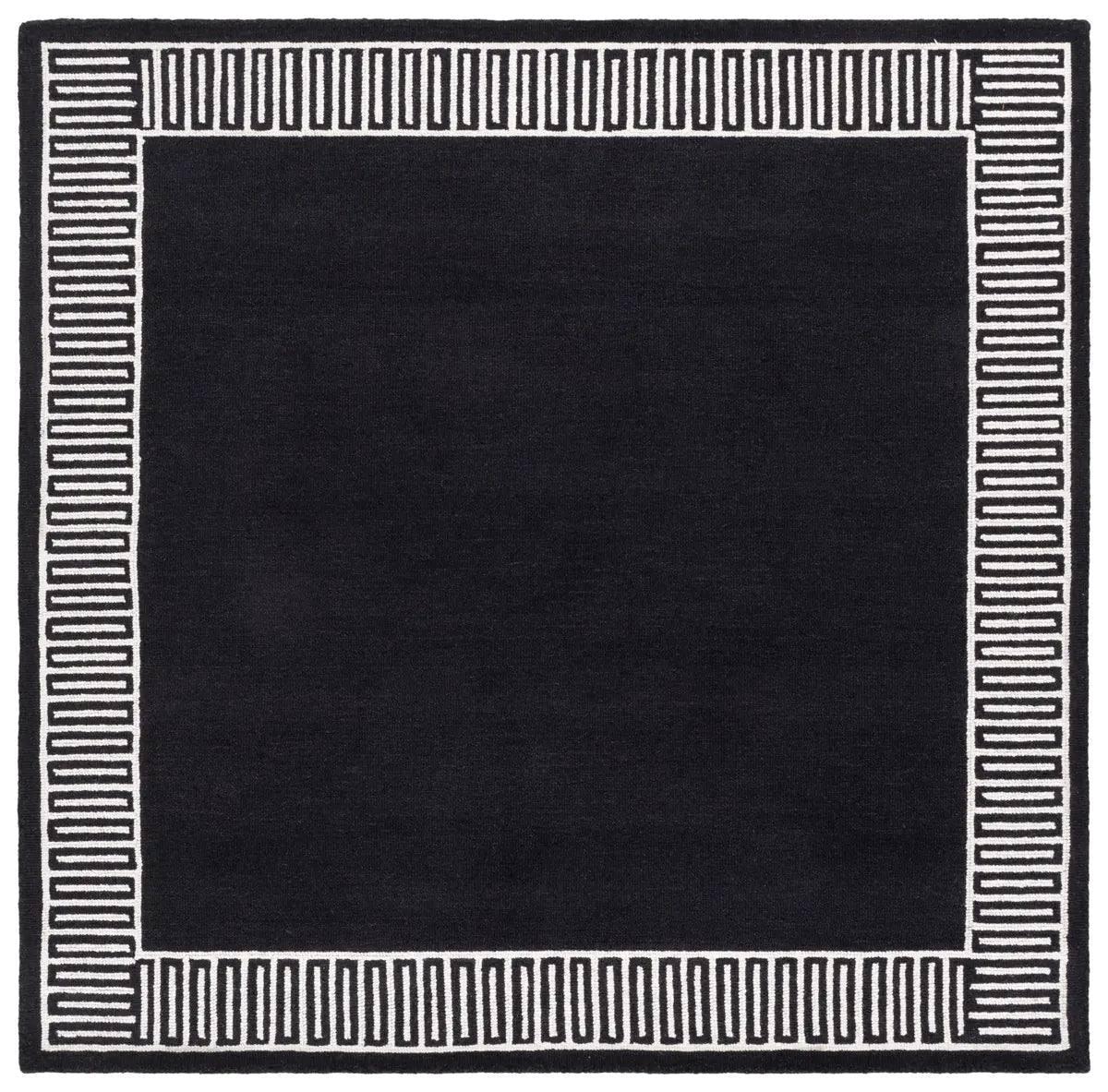 Safavieh Metro 6'-0" x 6'-0" Rug in Charcoal / Ivory