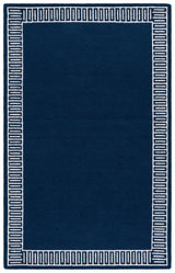 Safavieh Metro 4'-0" x 6'-0" Rug in Blue / Ivory