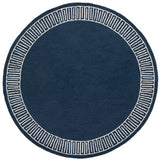 Safavieh Metro 6'-0" x 6'-0" Rug in Blue / Ivory