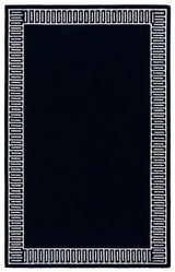 Safavieh Metro 4'-0" x 6'-0" Rug in Navy / Ivory