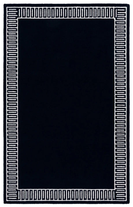 Safavieh Metro 4'-0" x 6'-0" Rug in Navy / Ivory