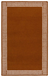 Safavieh Metro 6'-0" x 9'-0" Rug in Rust / Ivory