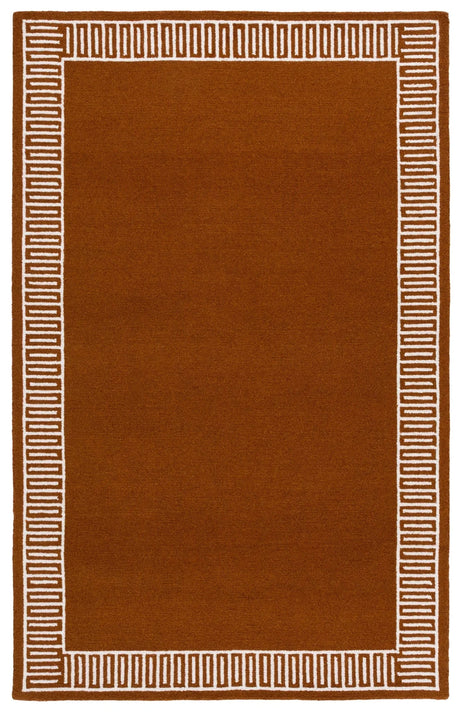 Safavieh Metro 6'-0" x 9'-0" Rug in Rust / Ivory