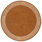 Safavieh Metro 6'-0" x 6'-0" Rug in Rust / Ivory