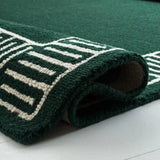 Safavieh Metro 5'-0" x 8'-0" Rug in Green / Ivory