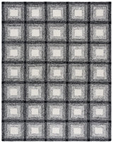 Safavieh Metro 8'-0" x 10'-0" Rug in Charcoal / Ivory