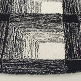 Safavieh Metro 6'-0" x 6'-0" Rug in Charcoal / Ivory