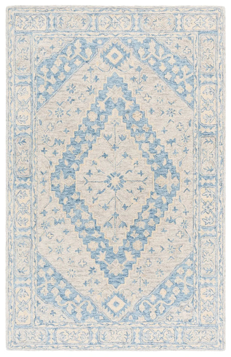 Safavieh Metro 4'-0" x 6'-0" Rug in Blue / Ivory