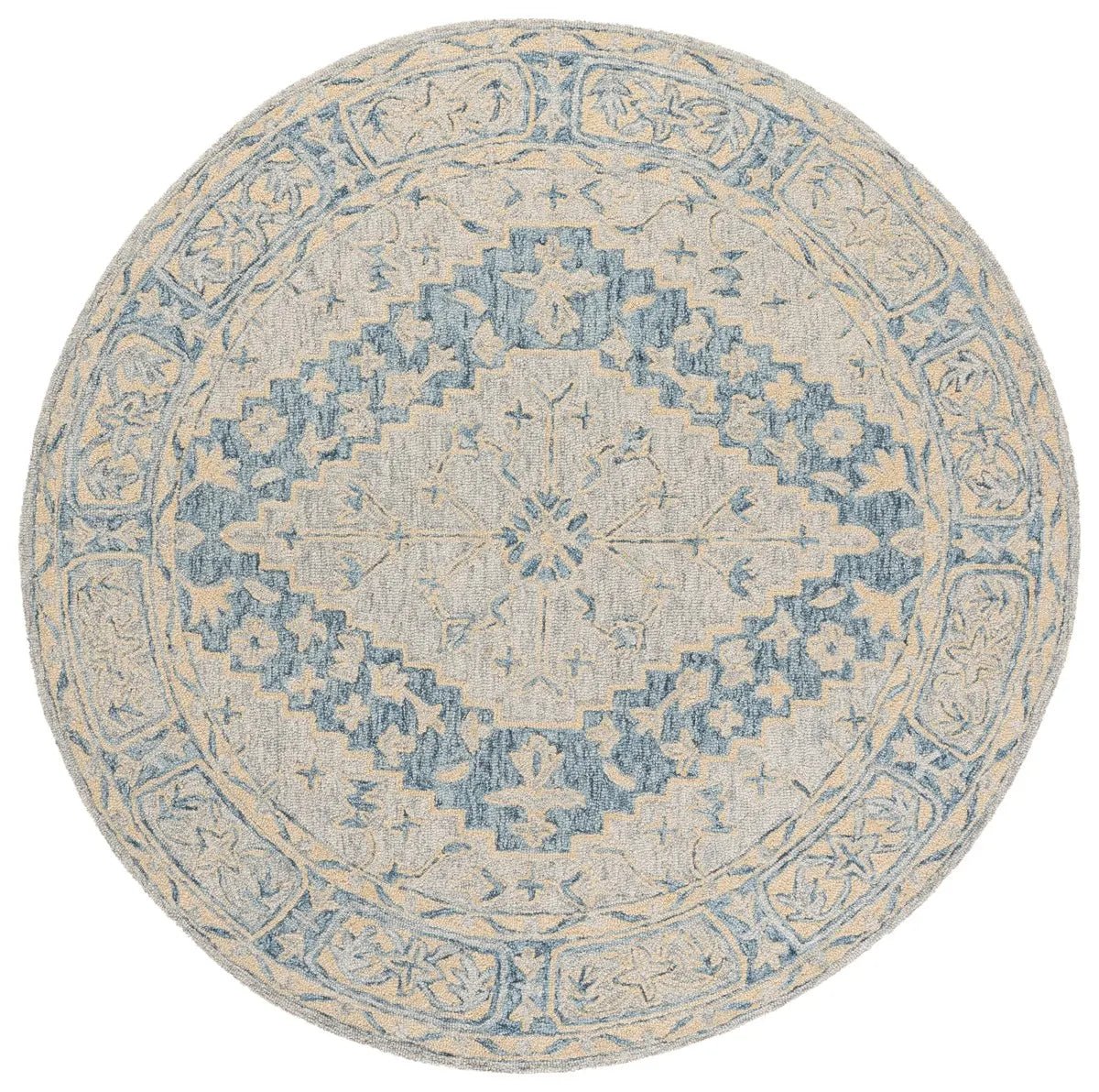 Safavieh Metro 6'-0" x 6'-0" Rug in Blue / Ivory