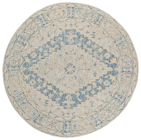 Safavieh Metro 6'-0" x 6'-0" Rug in Blue / Ivory