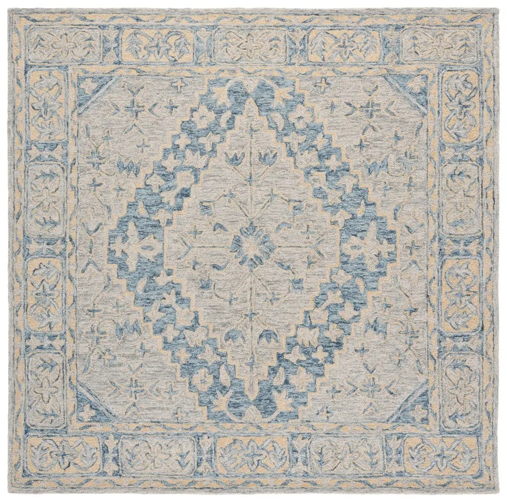 Safavieh Metro 6'-0" x 6'-0" Rug in Blue / Ivory