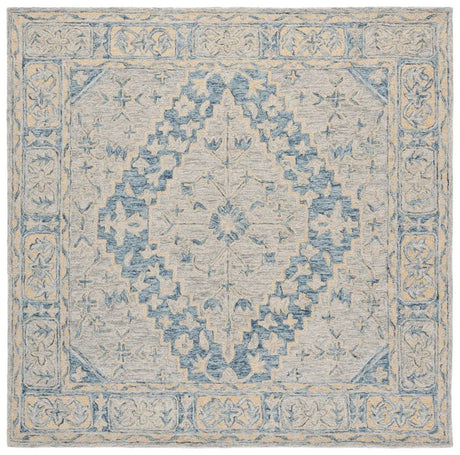 Safavieh Metro 6'-0" x 6'-0" Rug in Blue / Ivory