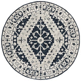 Safavieh Metro 6'-0" x 6'-0" Rug in Navy / Ivory