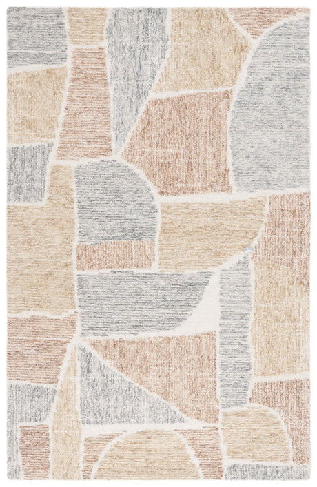 Safavieh Metro Met475E Taupe/Grey Rug.